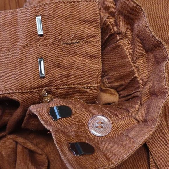 Becca Tilley x Bar III Paperbag Waist Cotton Pants - Picture 9 of 10